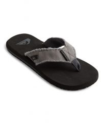 Klapki japonki męskie Quiksilver Monkey. Szare klapki męskie Quiksilver, z materiału. Za 109.99 zł.