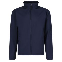 Męski Softshell Reid. Niebieskie kurtki męskie Regatta, m, bez wzorów, z softshellu, trekkingowe. Za 135.99 zł.