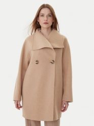 Armani Exchange Płaszcz wełniany XW000715 AF16216 U1051 Beżowy Relaxed Fit. Brązowe płaszcze damskie Armani Exchange, na zimę, xs, bez wzorów, z syntetyku, bez kaptura. Za 1,859.00 zł.