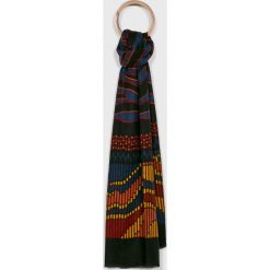Desigual - Szal. Brązowe szaliki i chusty damskie Desigual, z dzianiny. W wyprzedaży za 139.90 zł.