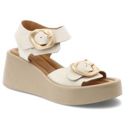 Sandały damskie Artiker, cholewka ze skóry naturalnej szerokie paski z regulacją na klamry, beżowe, 58C2199. Brązowe paski damskie Artiker, bez wzorów, ze skóry. Za 329.00 zł.