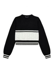 Guess Sweter J4YR01 Z3GW0 Czarny Regular Fit. Czarne swetry dla dziewczynek Guess, z aplikacjami, z wiskozy, bez kołnierzyka, bez ramiączek, bez kaptura. Za 179.99 zł.