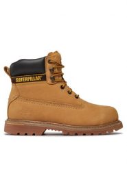 CAT Footwear Trapery Holton 708214 Brązowy. Brązowe śniegowce i trapery męskie CAT Footwear, ze skóry, bez zapięcia. Za 509.99 zł.