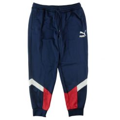 Second life - Puma spodnie dresowe męskie - Jak nowy. Niebieskie spodnie sportowe męskie Puma, l, bez wzorów, z dresówki, na fitness i siłownię. Za 85.16 zł.