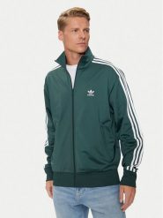 Adidas Bluza adicolor Classics Firebird IY9892 Zielony Loose Fit. Zielone bluzy męskie Adidas, m, bez wzorów, z syntetyku, bez kaptura. Za 229.99 zł.