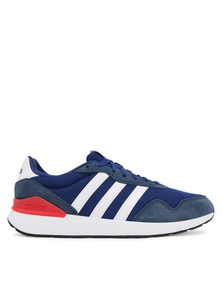 Adidas Sneakersy Run 60s 4.0 JR6620 Granatowy. Niebieskie buty sportowe męskie Adidas, z materiału, bez zapięcia. Za 179.99 zł.