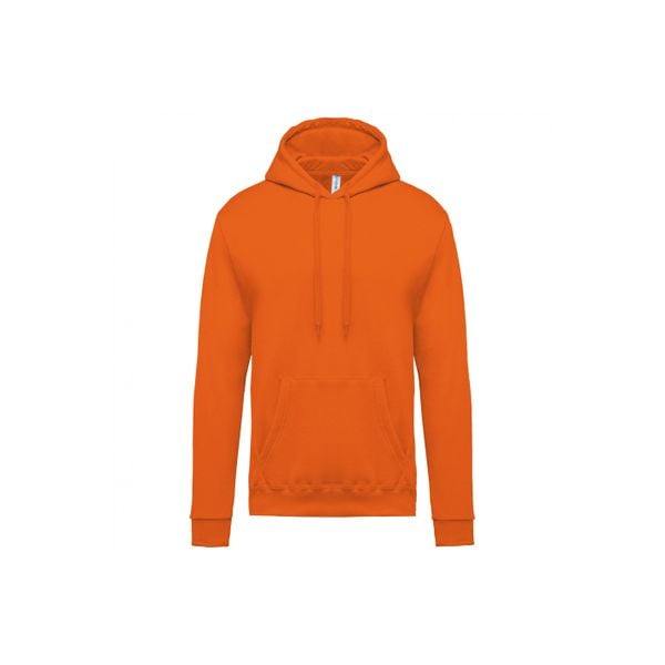 Bluza z kapturem Kariban. Brązowe bluzy męskie KARIBAN, m, bez wzorów, z kapturem. Za 193.50 zł.