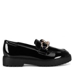 Loafersy DeeZee. Czarne mokasyny damskie DeeZee. Za 139.99 zł.