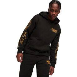 Bluza z kapturem Puma Caution Hoodie, Mężczyźni. Czarne bluzy męskie Puma, m, bez wzorów, z bawełny, z kapturem. W wyprzedaży za 290.00 zł.