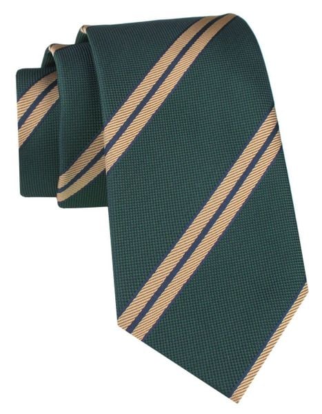 Klubowy, Klasyczny, Męski Krawat - ALTIES - Zielony. Zielone krawaty i muchy Alties, bez wzorów, z tkaniny, eleganckie. Za 55.00 zł.