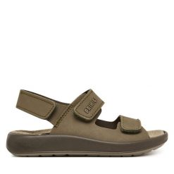 Sandały Primigi. Brązowe sandały chłopięce Primigi, bez zapięcia. Za 189.99 zł.