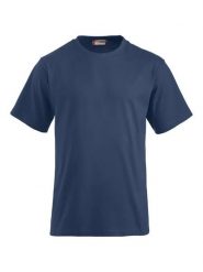 Clique Classic-T męski T-shirt z przędzą ringspun, bawełna czesana. Niebieskie t-shirty męskie CLIQUE, m, bez wzorów, z bawełny, bez kołnierzyka. Za 93.11 zł.