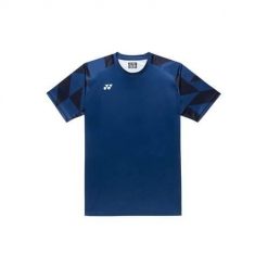 Koszulka do tenisa męska Yonex CT168606101. Niebieskie koszulki sportowe męskie YONEX, m, bez wzorów, z materiału, bez kołnierzyka, bez ramiączek, tenisowe. Za 149.99 zł.