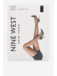 Nine West Rajstopy CEO-9WB-006-AW25 Czarny. Czarne skarpety damskie Nine West, bez wzorów, z materiału. Za 19.99 zł.