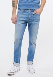 MUSTANG OREGON TAPERED MĘSKIE SPODNIE JEANSOWE 1013682 5000 583. Spodnie materiałowe męskie Mustang, l, bez wzorów, z jeansu. Za 239.99 zł.