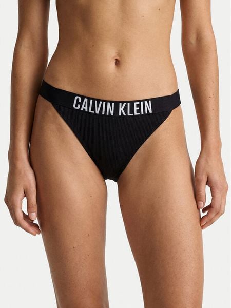 Calvin Klein Swimwear Dół od bikini LV00Q61213 Czarny. Czarne bikini damskie Calvin Klein Swimwear, s, bez wzorów. Za 177.99 zł.