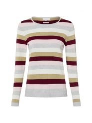 Brookshire Sweter z dzianiny Kobiety Bawełna szary|wielokolorowy, XL. Szare swetry damskie brookshire, xl, bez wzorów, z bawełny, bez kołnierzyka, bez ramiączek, bez kaptura. Za 89.95 zł.