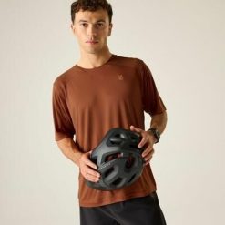 Koszulka Dare 2B Trackstand Ace. Brązowe buty sportowe męskie Dare 2b, bez zapięcia, rowerowe. Za 179.99 zł.