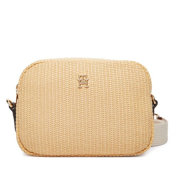 Torebka Tommy Hilfiger. Brązowe listonoszki damskie Tommy Hilfiger, bez wzorów, bez dodatków. Za 291.99 zł.