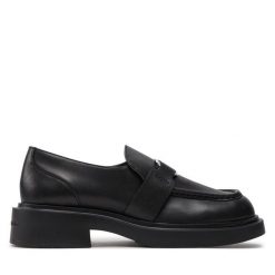 Loafersy KARL LAGERFELD. Czarne mokasyny damskie KARL LAGERFELD. Za 729.99 zł.