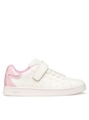 Geox Sneakersy J Eclyper Girl J36LRA 054BJ C0406 D Biały. Białe buty sportowe dziewczęce Geox, bez wzorów, ze skóry, bez zapięcia. Za 229.99 zł.