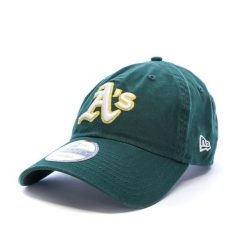 Czapka z daszkiem New Era 9TWENTY MLB Core Classic 2.0 Oakland Athletics. Zielone czapki i kapelusze męskie New Era, bez wzorów, z bawełny. Za 167.50 zł.