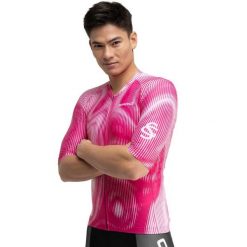 Męska koszulka rowerowa z krótkim rękawem Real Sporting de Gijón x. Czerwone buty sportowe męskie SIROKO, bez zapięcia, rowerowe. Za 339.00 zł.