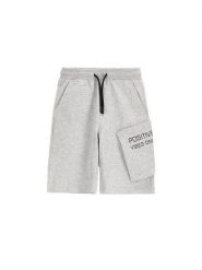 Coccodrillo Szorty sportowe WC5120501VBC Szary Regular Fit. Szare szorty dla chłopców COCCODRILLO, bez wzorów, z bawełny, sportowe. Za 49.90 zł.