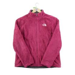 Second life - Kurtka polarowa damska Osito różowa - Stan bardzo dobry. Czerwone kurtki damskie The North Face, m, bez wzorów, z polaru, bez kaptura. Za 207.36 zł.