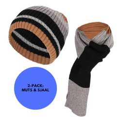 Czapka i szalik chłopięcy - Multi Camel - Moda - Jeden rozmiar. Brązowe szaliki dla dzieci HEAT KEEPER, bez wzorów, z wiskozy. Za 185.79 zł.
