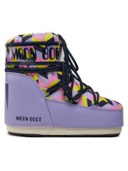 Moon Boot Śniegowce Mb Icon Low Optical 80D1409550 Fioletowy. Fioletowe śniegowce i trapery damskie Moon Boot, z materiału. Za 769.99 zł.