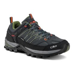 Buty trekkingowe męskie CMP Rigel Low Wp. Brązowe trekkingi męskie CMP, outdoorowe. Za 399.99 zł.