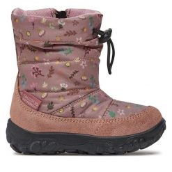 Śniegowce Naturino. Czerwone śniegowce dziewczęce Naturino, bez zapięcia. Za 449.99 zł.