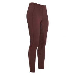 Dziewczęce legginsy jeździeckie z pełną przyczepnością Easy Rider Livia. Czerwone legginsy dla dziewczynek EASY RIDER, bez wzorów. W wyprzedaży za 257.00 zł.