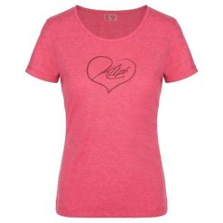 Damska koszulka outdoorowa Kilpi GAROVE-W. Czerwone t-shirty damskie Kilpi, xs, bez wzorów, bez kołnierzyka. Za 70.90 zł.