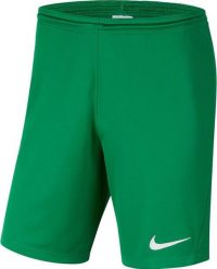Nike Spodenki męskie Park III zielone r. L (BV6855 302). Zielone krótkie spodenki sportowe męskie Nike, l, bez wzorów. Za 62.98 zł.