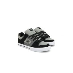 Skórzane buty dla Mężczyzn PURE Szary. Szare buty sportowe męskie DC Shoes, z materiału, bez zapięcia. Za 339.99 zł.