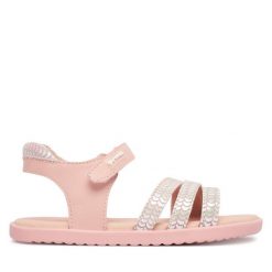 Sandały Garvalin. Czerwone sandały dziewczęce Garvalin, bez zapięcia. Za 219.99 zł.