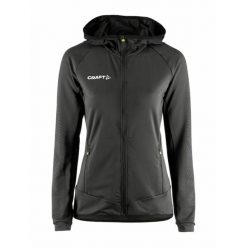 Bluza sportowa damska Craft Extend Full Zip. Szare bluzy damskie Craft, s, bez wzorów, z materiału, z kapturem. Za 333.00 zł.
