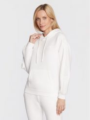 Guess Bluza Brenda V2YQ18 K7UW2 Biały Regular Fit. Białe bluzy damskie Guess, m, z aplikacjami, z wiskozy, bez kaptura. Za 209.99 zł.
