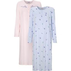 Triumph Koszula nocna Timeless Cotton 2 Pack różowy niebieski female różowy/niebieski 36/38. Czerwone koszule nocne damskie Triumph, bez wzorów, z dżerseju, długie. Za 279.00 zł.