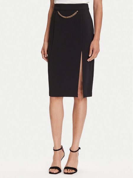 Marciano Guess Spódnica midi 5YGD07 7357A Czarny Regular Fit. Czarne spódnice damskie Marciano Guess, z aplikacjami, z syntetyku, midi. Za 379.99 zł.