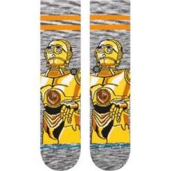 Skarpety Stance C3po Gold. Żółte skarpety męskie Stance, bez wzorów. Za 114.17 zł.