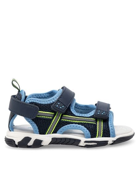 Action Boy Sandały CM230627-88(II)CH Granatowy. Niebieskie sandały chłopięce Action Boy, z materiału, bez zapięcia. Za 89.99 zł.