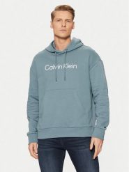 Calvin Klein Bluza Hero Logo Comfort Hoodie K10K111345 Niebieski Regular Fit. Niebieskie bluzy męskie Calvin Klein, m, bez wzorów, z bawełny, bez kaptura. Za 339.99 zł.