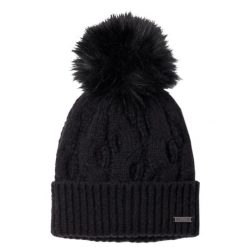 Czapka damska Boundless Days Cable Knit Pom Beanie. Czarne czapki i kapelusze damskie Columbia, bez wzorów, z materiału, sportowe. Za 119.99 zł.