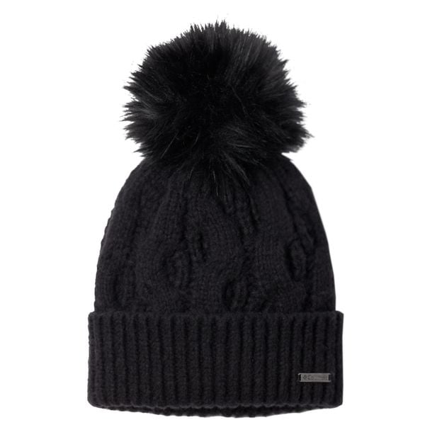 Czapka damska Boundless Days Cable Knit Pom Beanie. Czarne czapki i kapelusze damskie Columbia, bez wzorów, z materiału, sportowe. Za 119.99 zł.