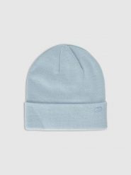 4F Czapka beanie uniseks - niebieska Uniwersalny. Niebieskie czapki i kapelusze męskie 4f, na zimę, bez wzorów, z materiału. Za 39.99 zł.
