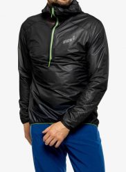 Kurtka do biegania unisex Inov-8 Raceshell HZ. Czarne kurtki męskie Inov-8, m, bez wzorów, z materiału, bez kaptura. Za 589.99 zł.
