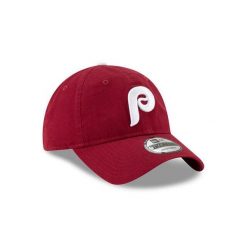 Czapka z daszkiem New Era Phillie MLB Core Classic 2.0. Czerwone czapki i kapelusze męskie New Era, bez wzorów, sportowe. Za 186.50 zł.